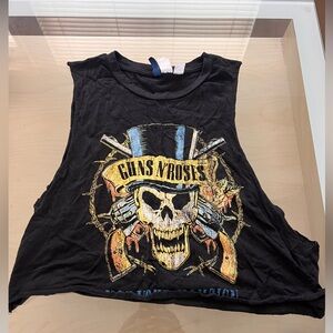 1991 Guns N Roses Tour Cropped top